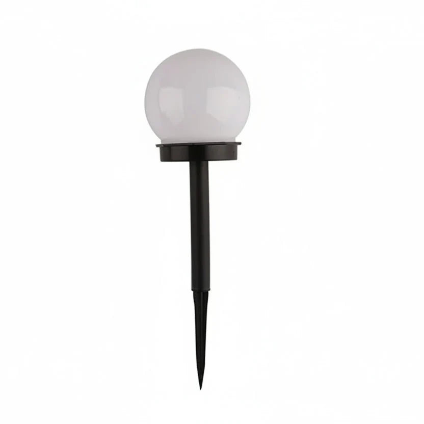 Round LED solar garden light Energy-efficient