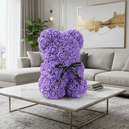 ROSEBLOOM BEAR Handmade Rose Teddy