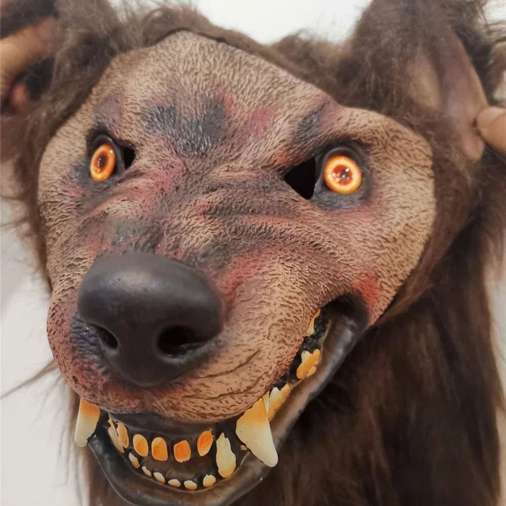 MOONHOWL Realistic Werewolf Mask lifestyle image 2