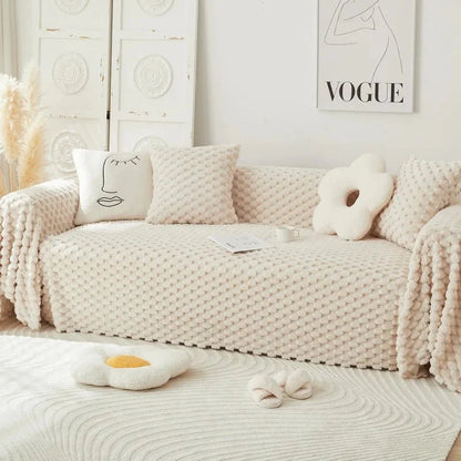 CHENILLO Plush Chenille Sofa Cover