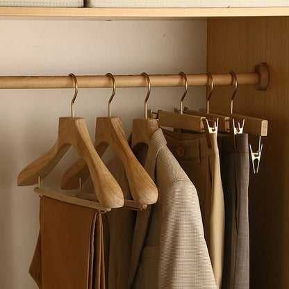 CLOSETORA Wide Wooden Hangers
