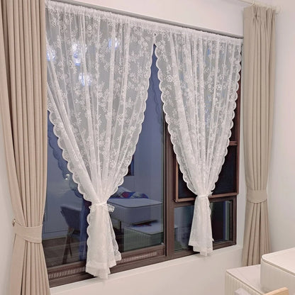 ELVAROSE Transparent Curtain Panel