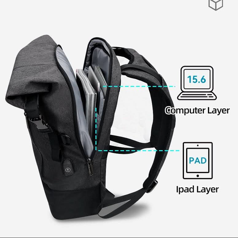 URBANTRAIL Rolltop Multifunctional Outdoor Rucksack