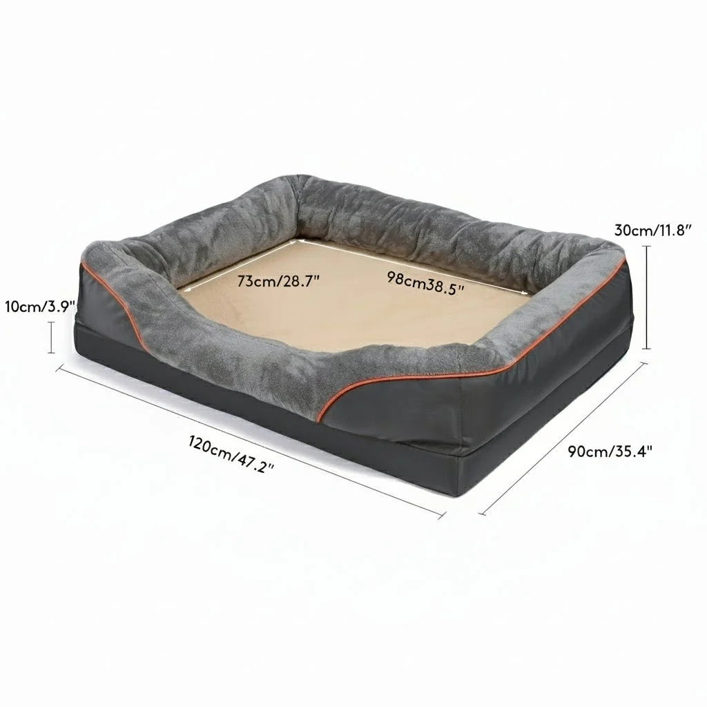 LEVAPET Waterproof Orthopedic Dog Bed