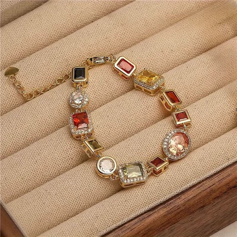 GEOMETRIC ZIRCON JEWELRY SET lifestyle 1