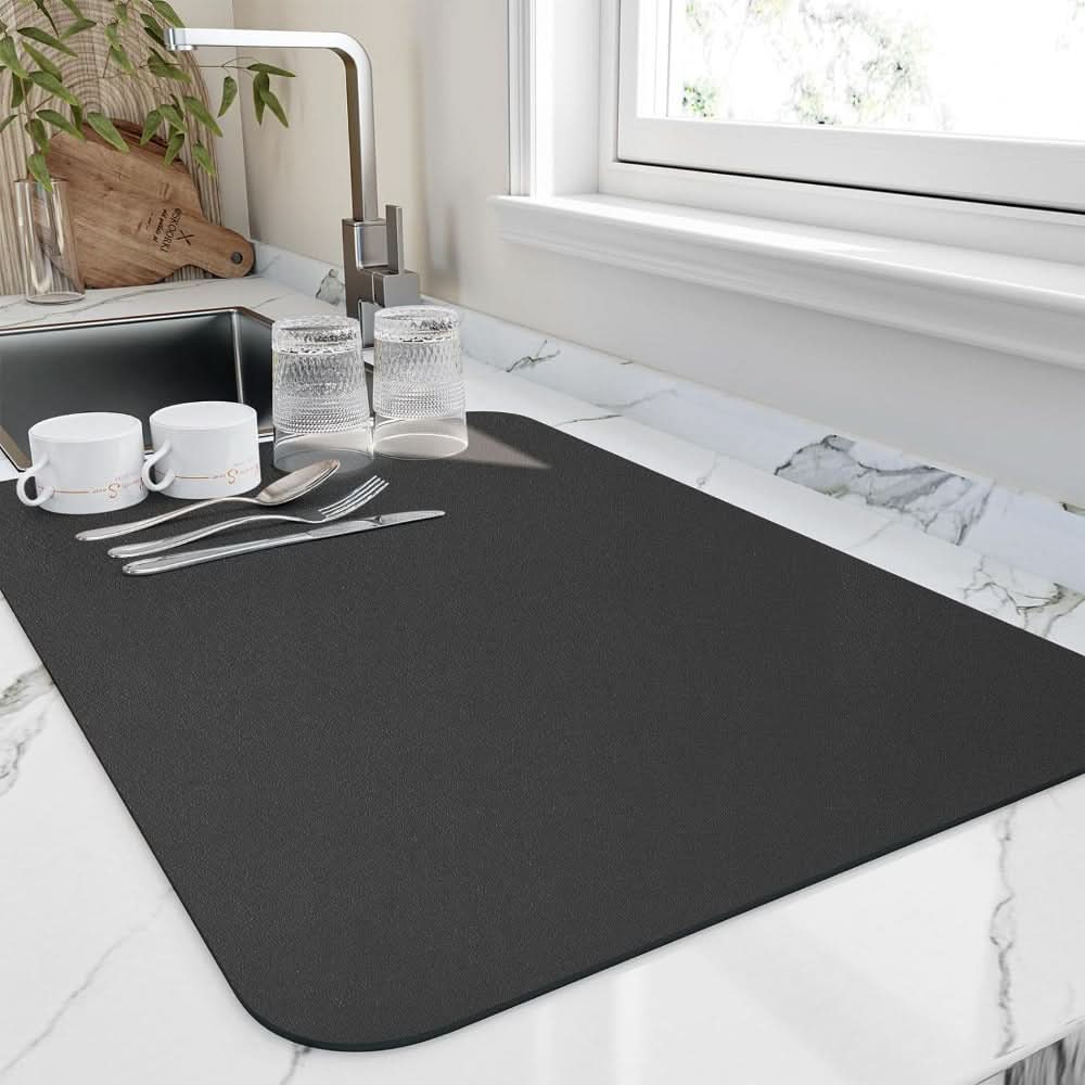DISHDRY Quick-drying Diatomite Crockery Mat