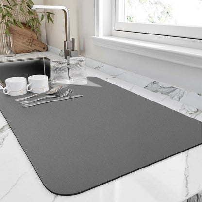 DISHDRY Quick-drying Diatomite Crockery Mat