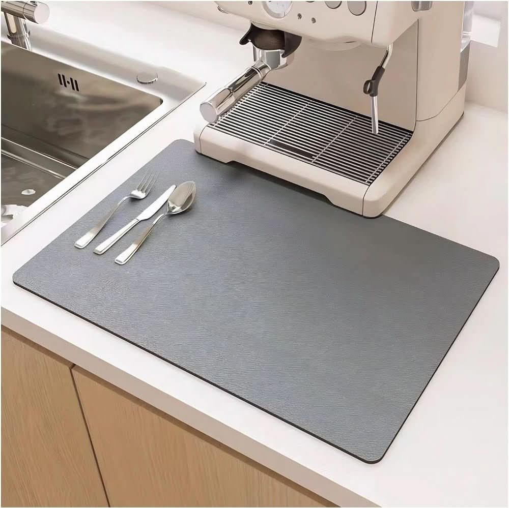 DISHDRY Quick-drying Diatomite Crockery Mat
