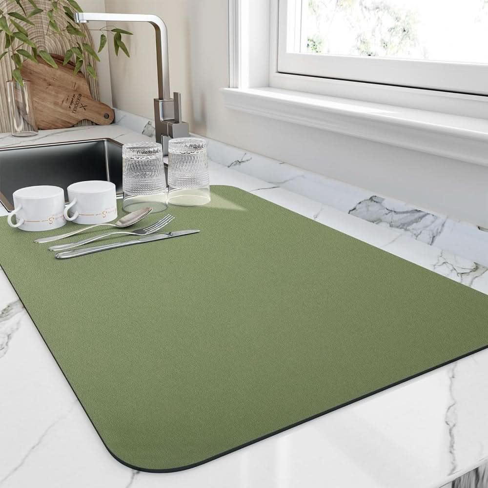 DISHDRY Quick-drying Diatomite Crockery Mat