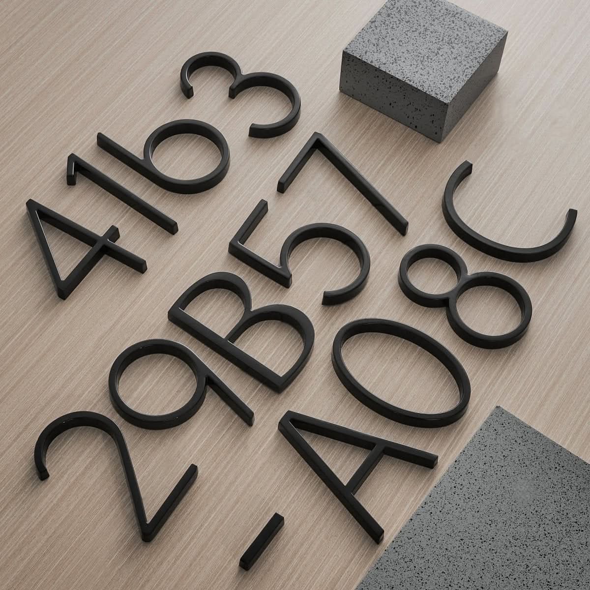 URBANNUM 3D House Numbers