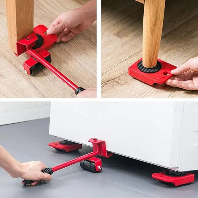 Heavy-Duty Furniture Lifter Set, Back-Friendly