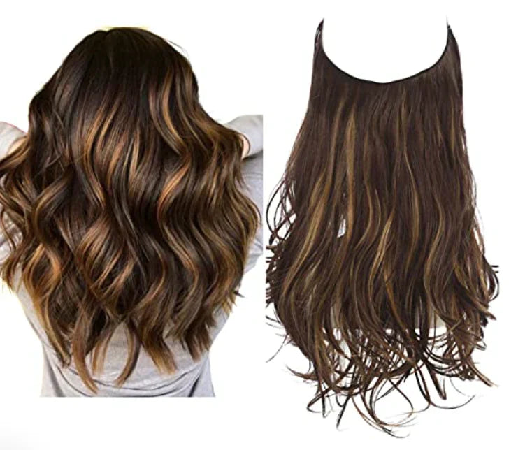 Real Hair Extensions, Natural Wave Volume, Blonde