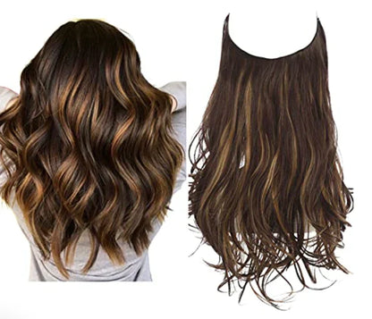 Real Hair Extensions, Natural Wave Volume, Blonde