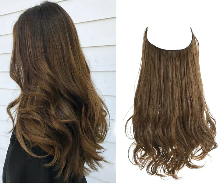 Real Hair Extensions, Natural Wave Volume, Blonde