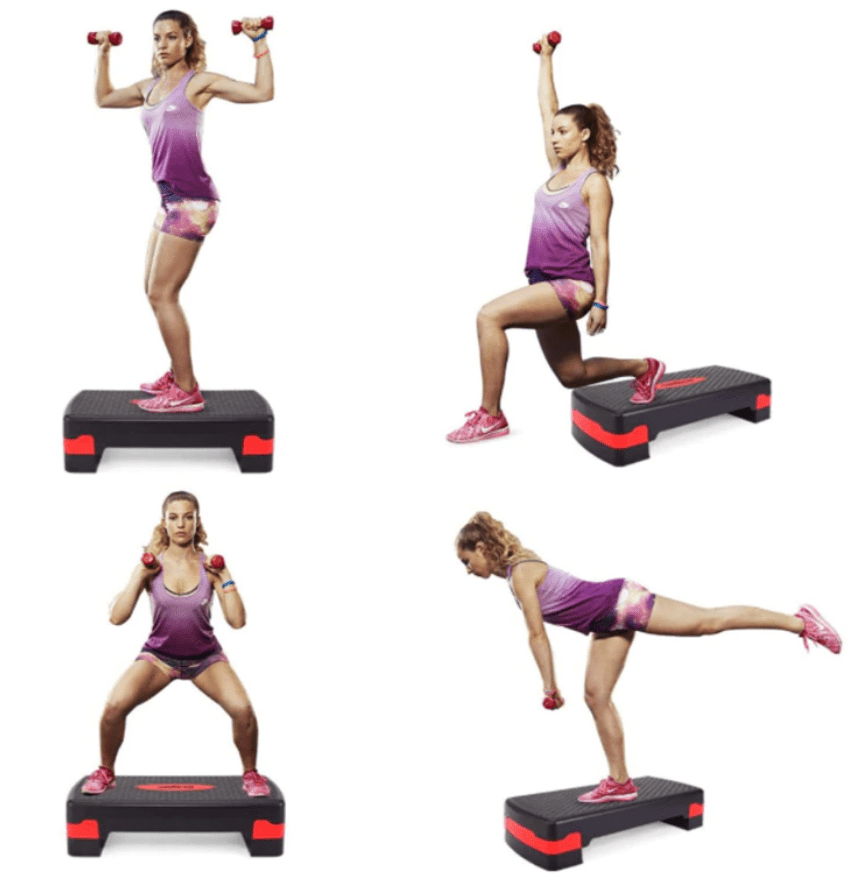 Adjustable Fit Step Adjustable Fitness Stepper
