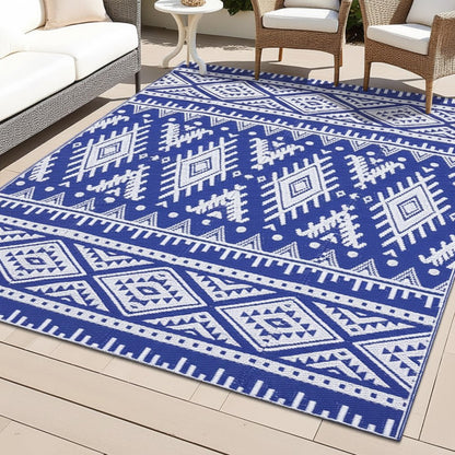 OUTWEAVE Reversible Outdoor Artificial Straw Mat
