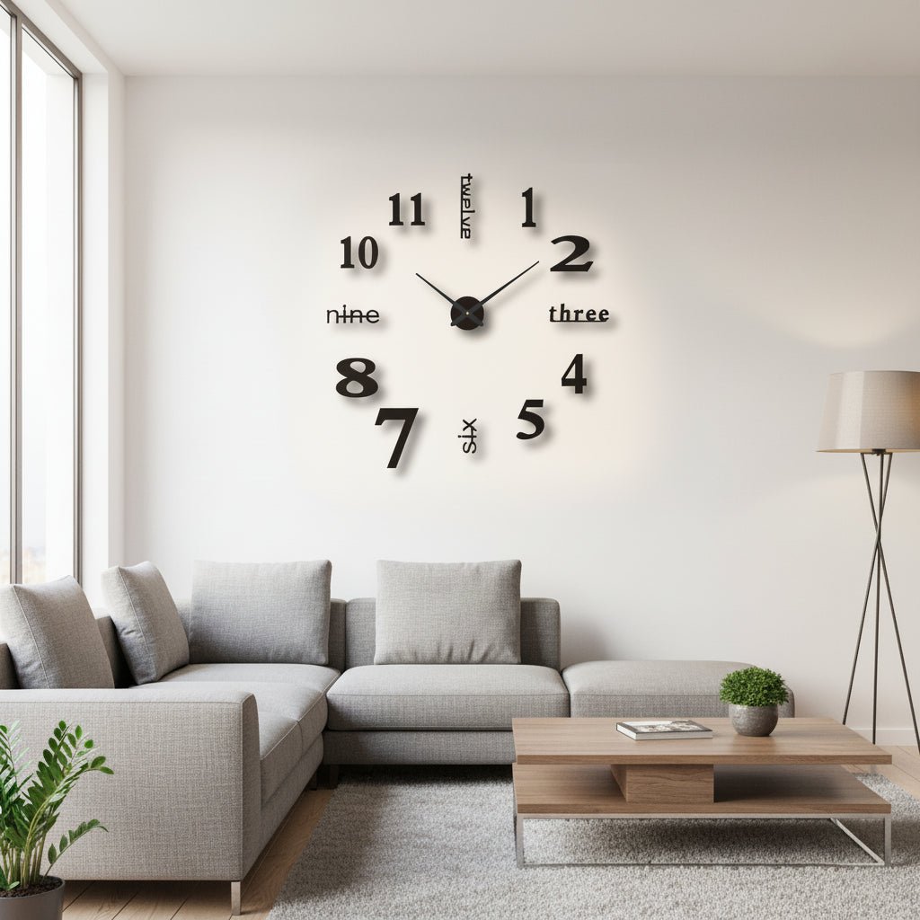 TIMEDEPTH Acrylic Wall Clock Room