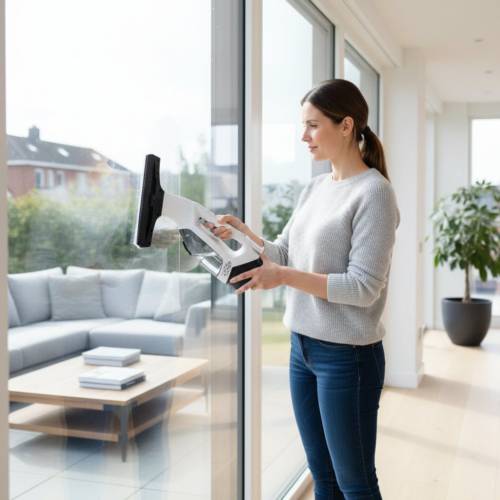 GLASSYON Cordless Electric Window Vacuum Cleaner