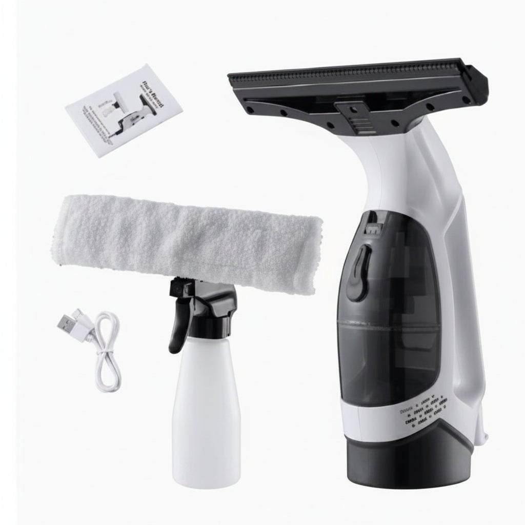 GLASSYON Cordless Electric Window Vacuum Cleaner