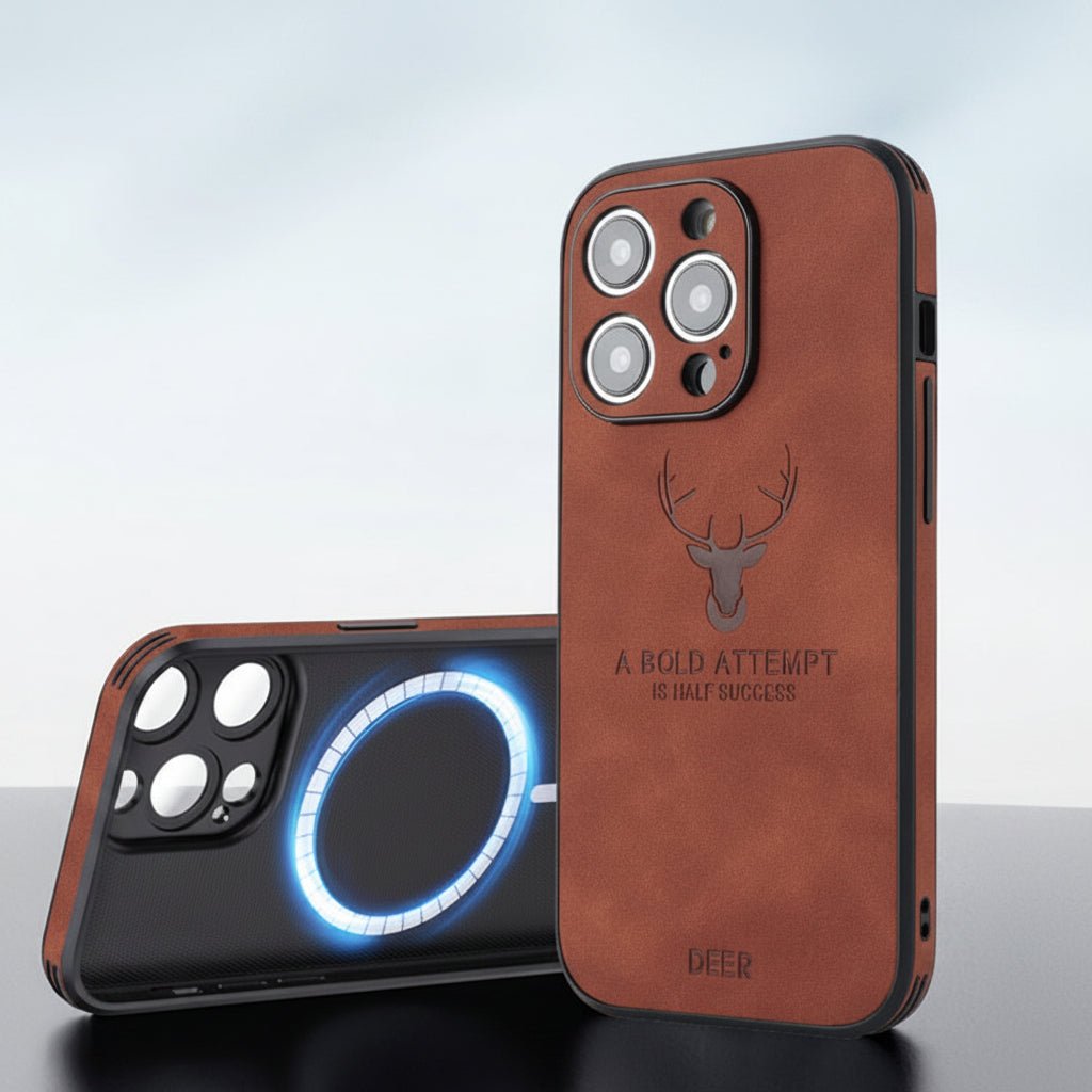 LuxeShield Leather Iphone Case