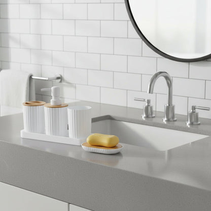CERAVIA White Bathroom Set