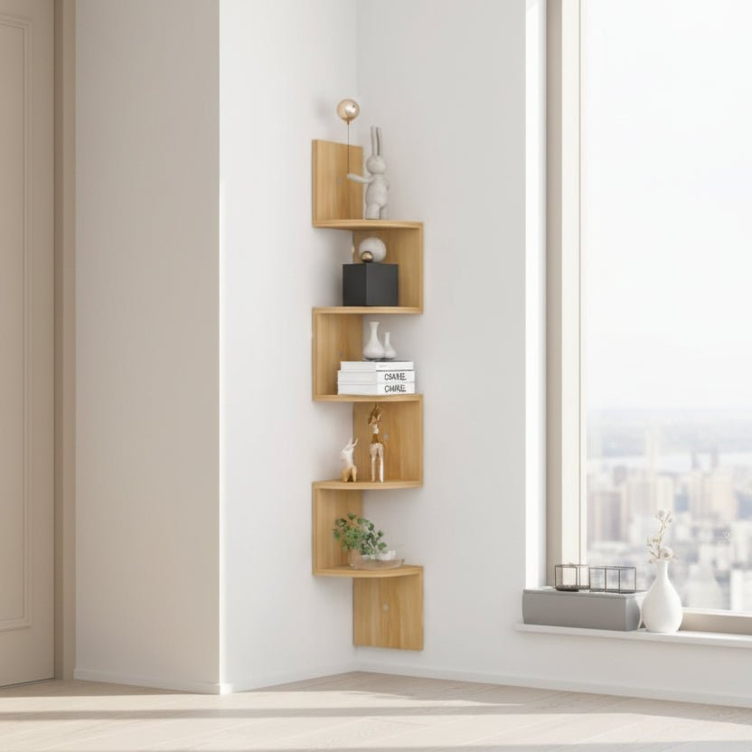 FLOATIERA Corner Wall Shelf Space-Saving Storage