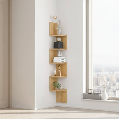 FLOATIERA Corner Wall Shelf Space-Saving Storage