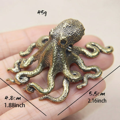 SEALEGANCE Handcrafted Brass Octopus
