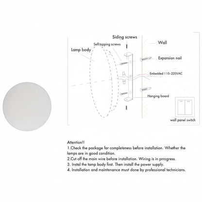 BRILORA Minimalist LED Outdoor Wall Light