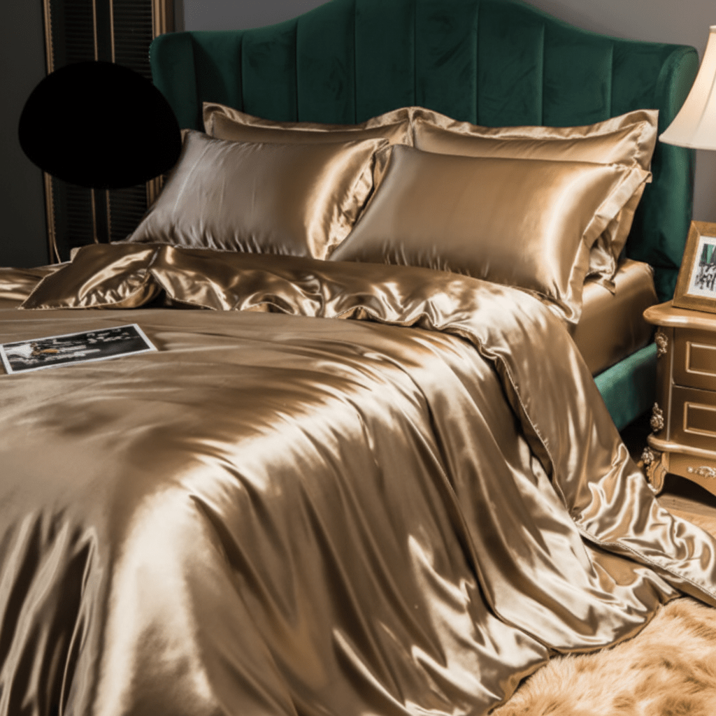 SILVALOOM Luxurious Silk Duvet Cover lifestyle image 1