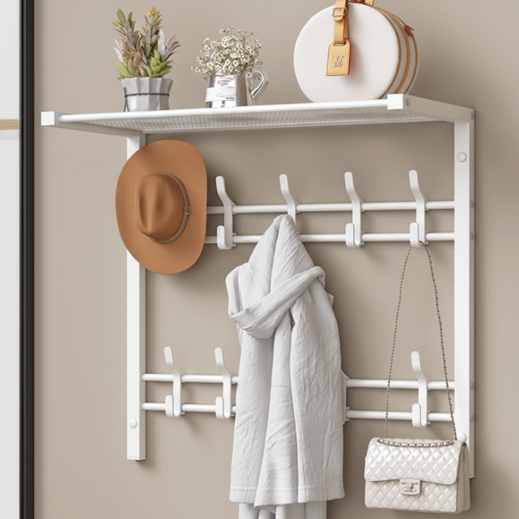 HOOKWELL 3-in-1 Wall Coat Rack