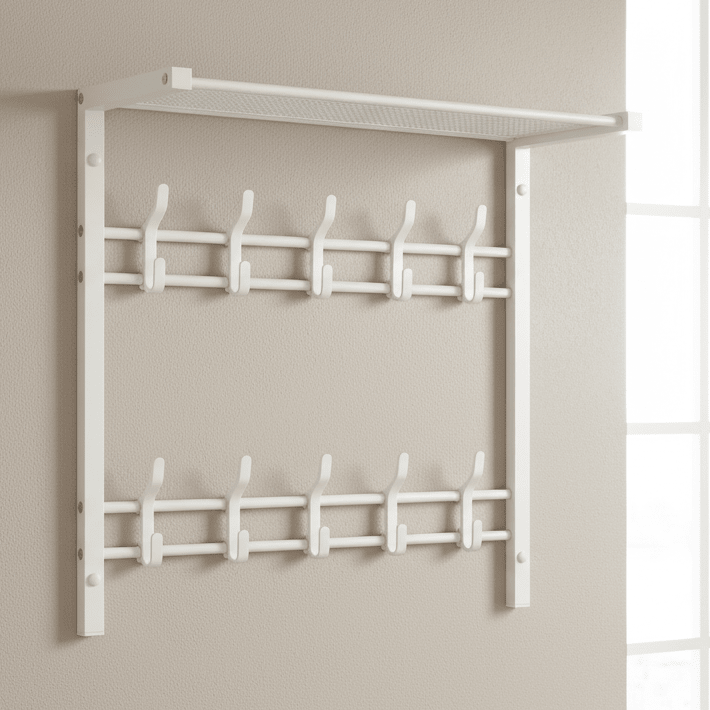 HOOKWELL 3-in-1 Wall Coat Rack