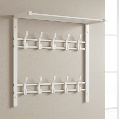 HOOKWELL 3-in-1 Wall Coat Rack