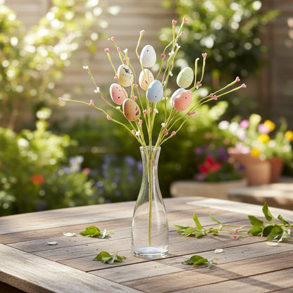 SPRINGNEST Colorful Easter Egg Bunch Stems