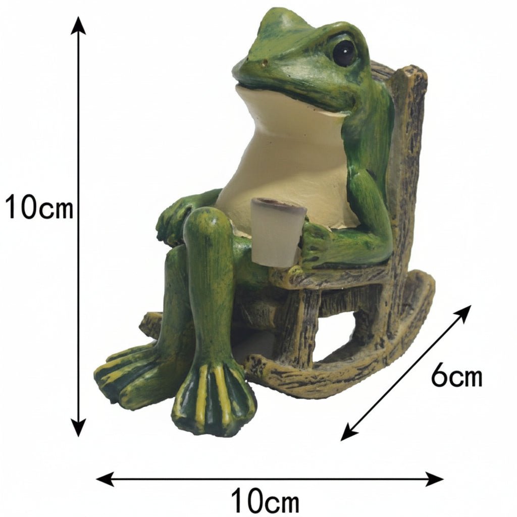 LEUCHTFROSCH Solar Garden Figure