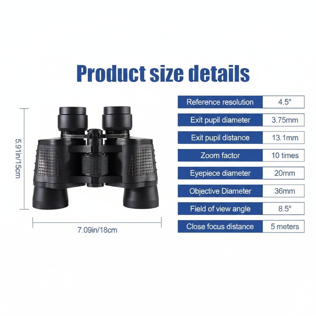 HAWKSCAN Waterproof 90 HD Binoculars