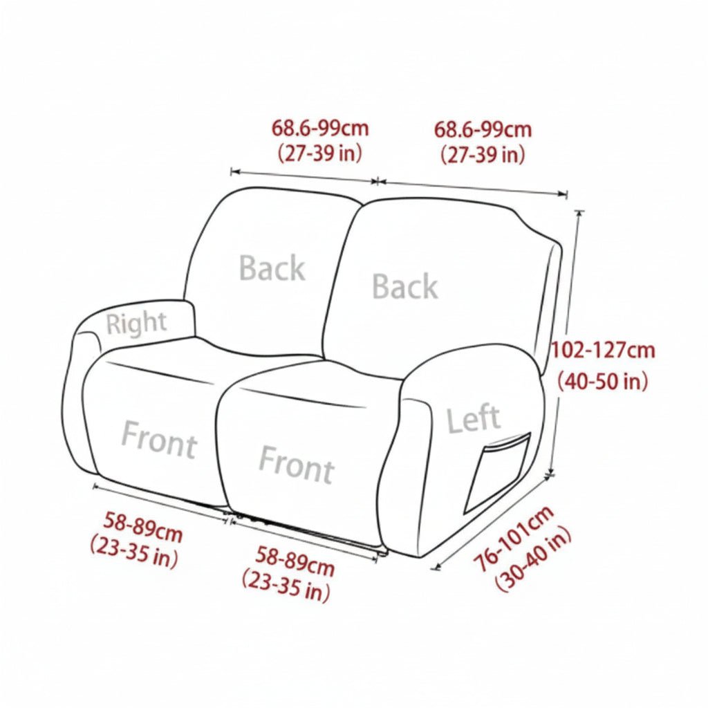 SOFTSEAT 2-seater Recliner Cover