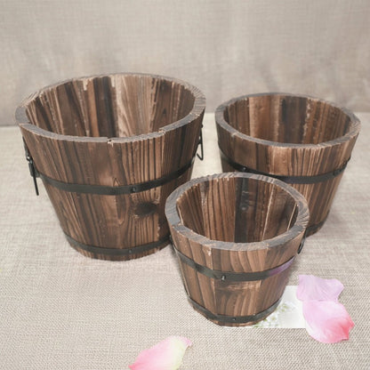 PLANTVAULT Robust Wooden Plant Containers