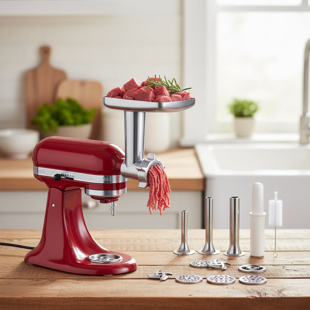 GRINDLIVA Metal Meat Grinder Attachment