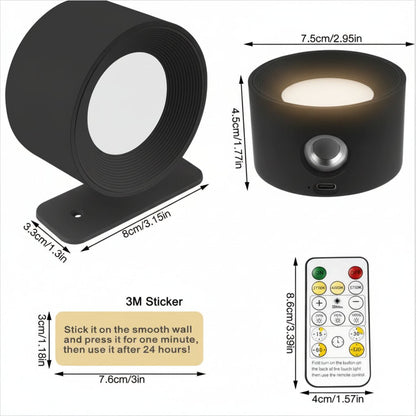 SCANDIGLOW Wireless Nordic Wall Light