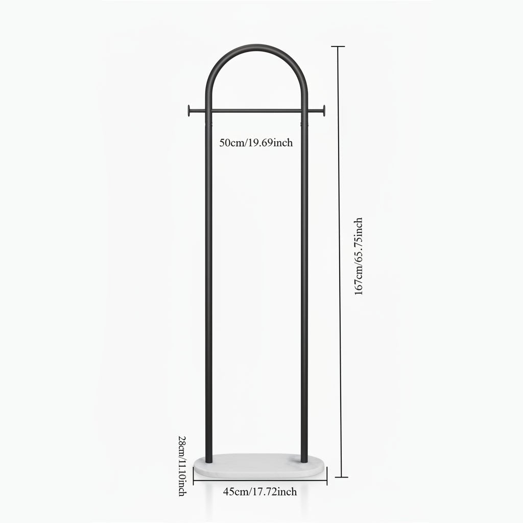 GARMENTARCH Minimalist Freestanding Clothes Rack
