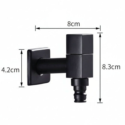 MATTEFLOW Matte Black Wall-Mounted Faucet