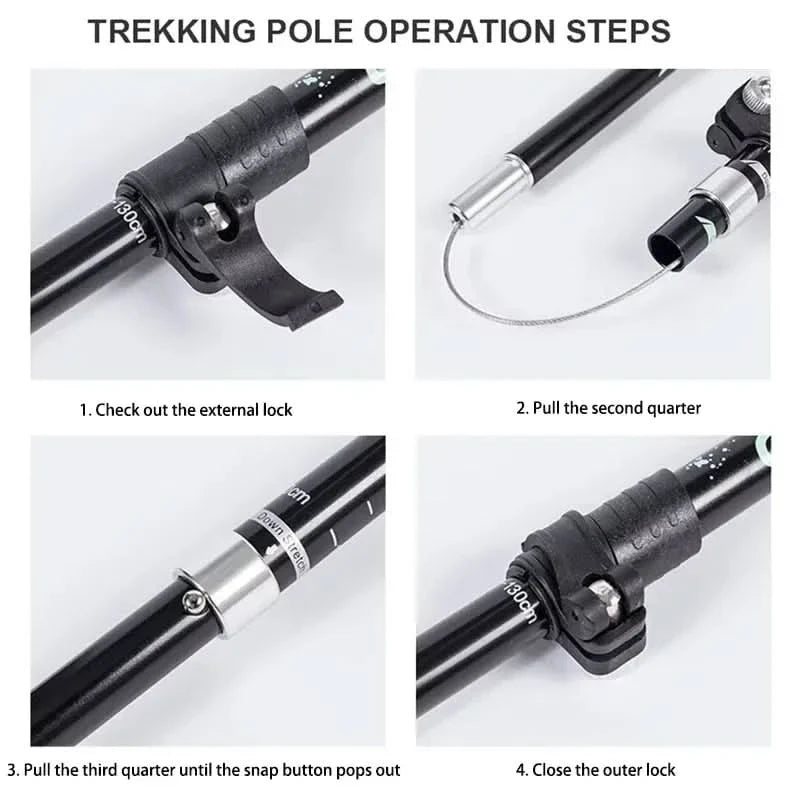 FOLDTREK POLES Foldable Trekking Poles