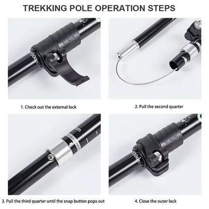 FOLDTREK POLES Foldable Trekking Poles