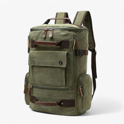 VINTAGECANVAS Backpack Functional Laptop Compartment