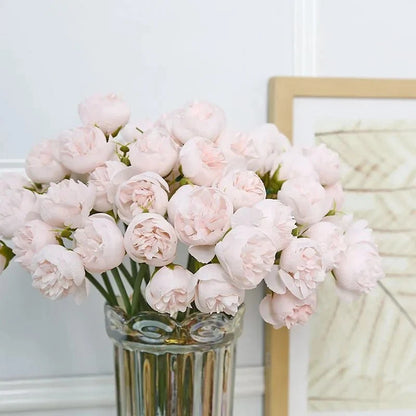 PEONIVA Decorative Artificial Flower Bouquet