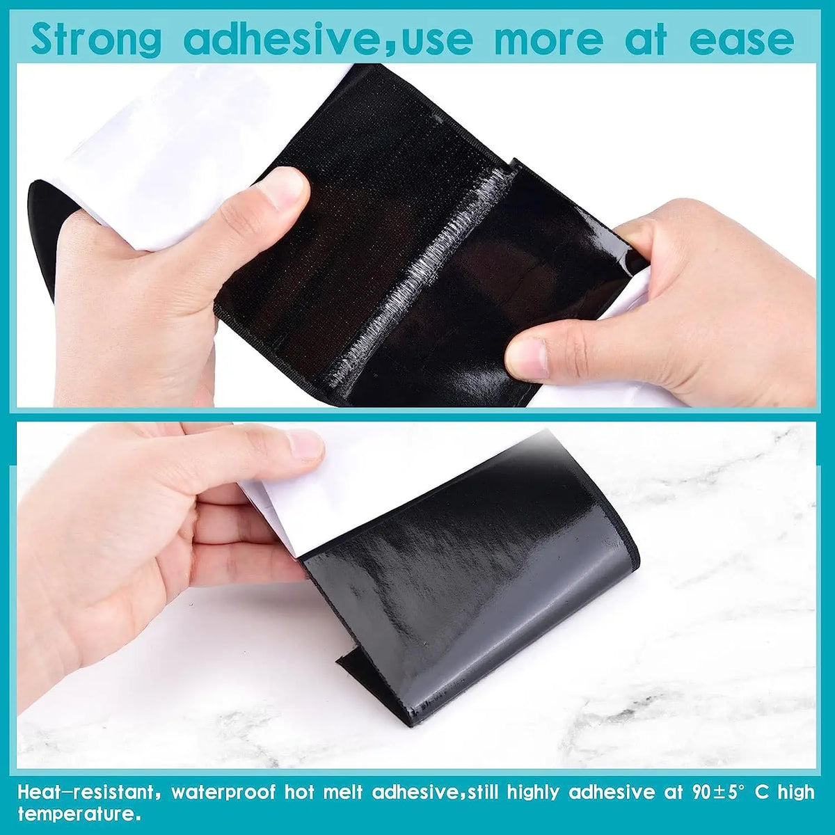 Strong Self-Adhesive Hook-and-Loop Tape, 50 mm
