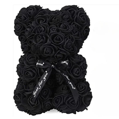ROSEBLOOM BEAR Handmade Rose Teddy