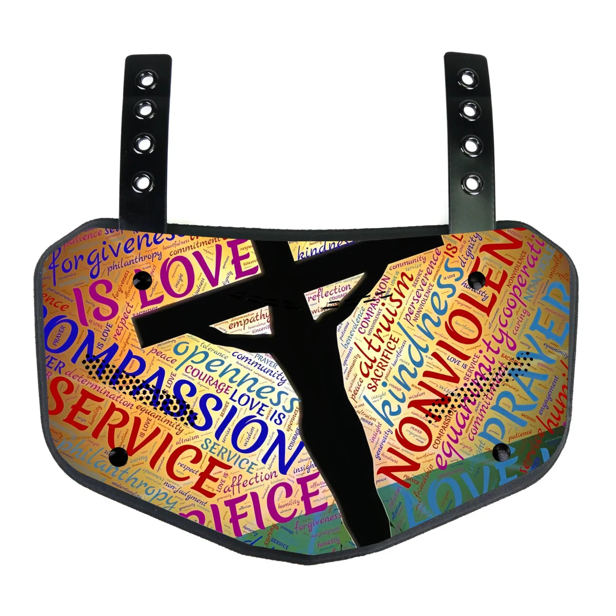 GRIDGUARD American Football Back Protection Plate