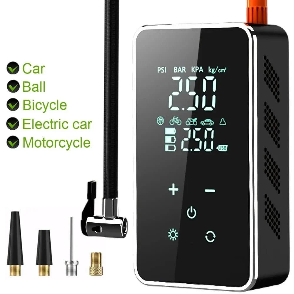 Wireless Air Pump with Touchscreen lifestyle image 1